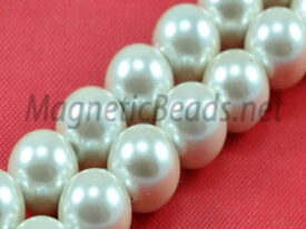 Magnetic Pearl Beads 6mm Round (MPW-206)