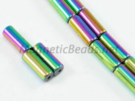 Magnetic Bead 3×9 mm Rainbow Tube (M-401-R)