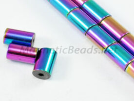 Magnetic Bead  5x8mm Rainbow Tube (M-402-R)
