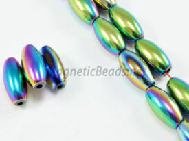 Magnetic Bead 6x12mm Rainbow Rice (M-503-R)