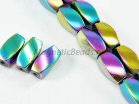 Magnetic Bead 6x12mm Rainbow Twist (M-602-R)
