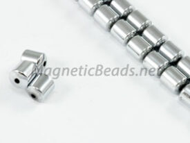 Magnetic Bead 4mm Silver Drum (M-101-S)