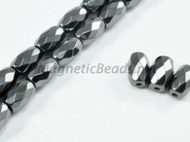 Triple Power Magnetic Bead  5x8mm Faceted Rice (PM-502-F)