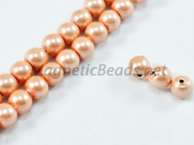 Magnetic Pearl Beads 4mm Round Lite Pink (MPLP-204)