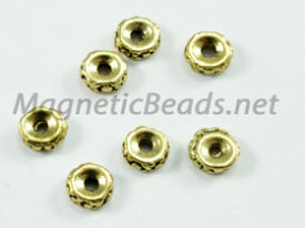 Metal Findings/Spacer 5x2mm Gold Rondell (F-77 G)