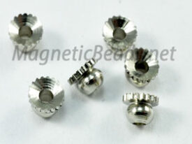Metal Findings/Spacers 4mm Cup & Ball Bead Cap (CB-04)