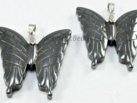 Non Magnetic Hematite Butterfly Pendant (HBP)