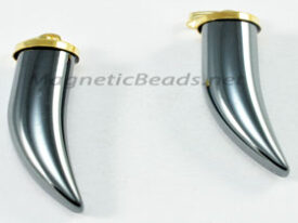 Non Magnetic Hematite Cow Horn Pendant (HCP)
