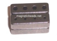 Magnetic Clasp Quad Grey 20x6x6mm (QMC)
