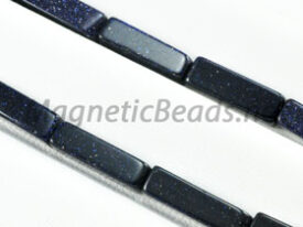 Semi-Precious Rectangle Beads 4x13mm Blue Goldstone  (RCT-BG)