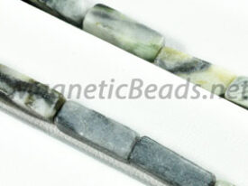 Semi-Precious Bead Rectangle 4x13m Picasso Jasper (RCT-PICJ)