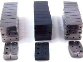 Magnetic Clasps Triple in Blk, Grey,Triple Curve 6x6x16mm (TMC)