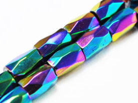 Triple Magnetic Lariat Bead 6x6x8 18 Faceted (PM-404-R)