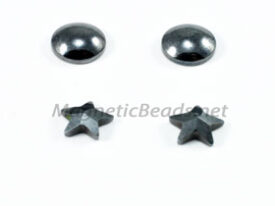 Triple Power magnetic Beads 8mm Faceted Star Earrings(EAR-STAR)