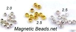 (CRIMP) Bag of 1000  2.0 mm or 2.5 mm Crimp Beads