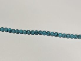 Semi-Precious 6mm Blue Turquoise Bead