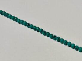 Semi-Precious 4m Brite Green Howlite Bead