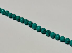 Semi-Precious 6mm Brite Green Bead